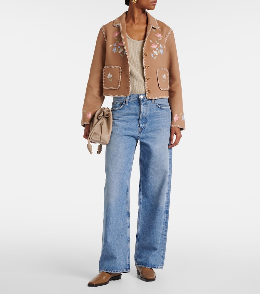 Rixo Sunday wool-blend jacket