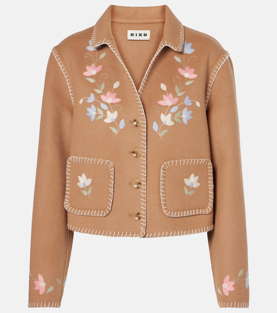 Rixo Sunday wool-blend jacket