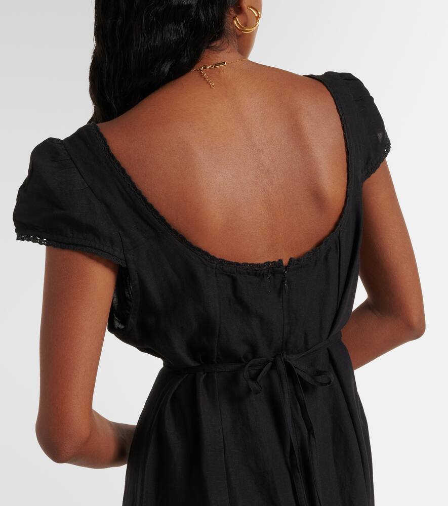 Rixo Tahlee embroidered midi dress