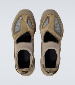 Roa Rozes suede-trimmed sneakers