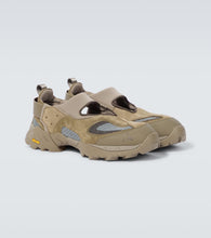 Roa Rozes suede-trimmed sneakers