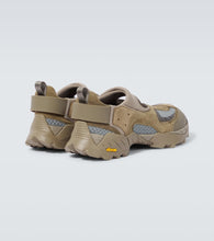 Roa Rozes suede-trimmed sneakers
