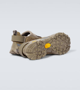 Roa Rozes suede-trimmed sneakers