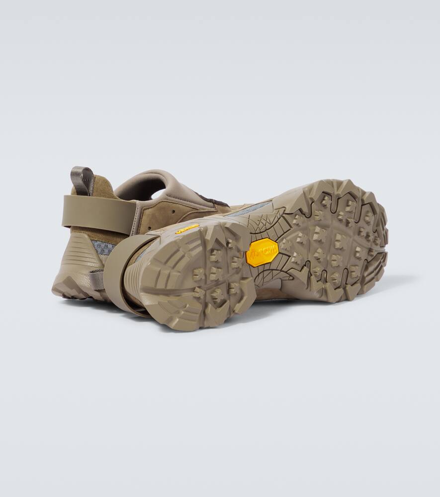 Roa Rozes suede-trimmed sneakers