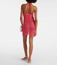 Roberta Einer Natalie knitted cotton minidress