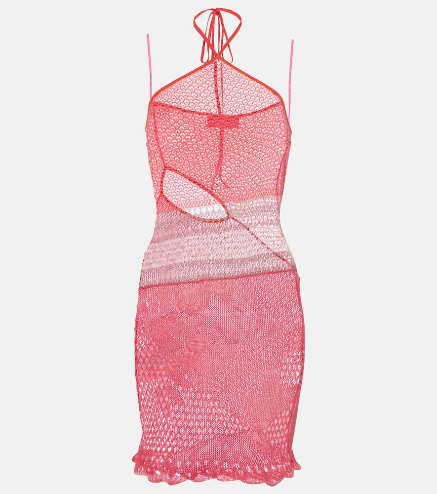 Roberta Einer Natalie knitted cotton minidress. Roberta Einer Natalie 针织棉质迷你连衣裙