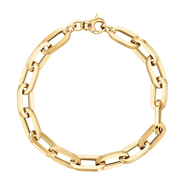 Roberto Coin Classic Oro Chain Link Bracelet