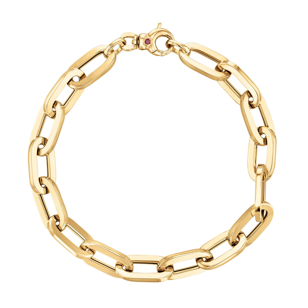 Roberto Coin Classic Oro Chain Link Bracelet