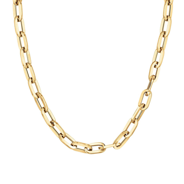Roberto Coin Classic Oro Paperclip Chain Necklace - 17 Inches