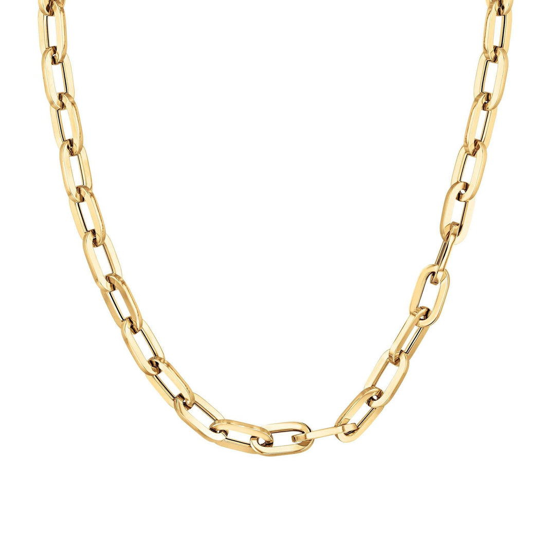 Roberto Coin Classic Oro Paperclip Chain Necklace - 17 Inches