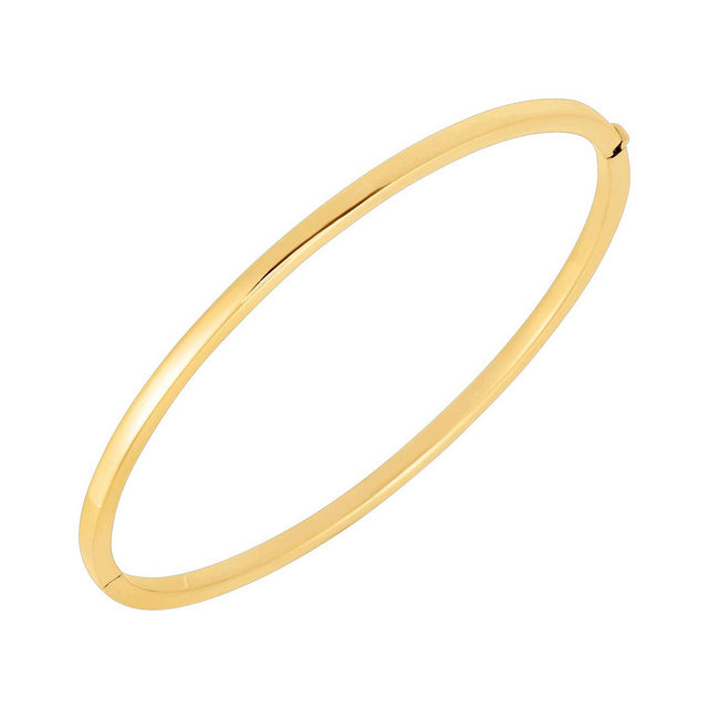 Roberto Coin Designer Gold Oval Yellow Gold Bangle Bracelet