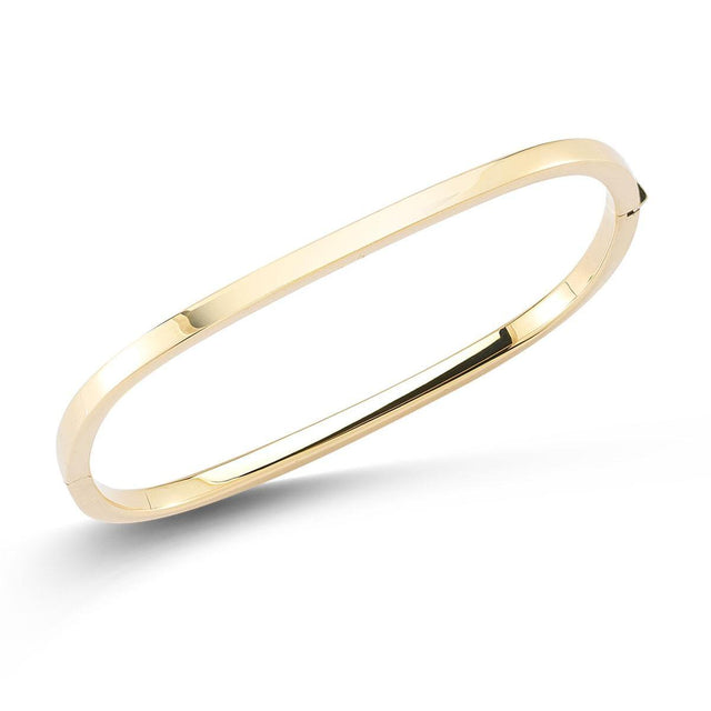 Roberto Coin Designer Gold Square Bangle Bracelet, Yellow Gold