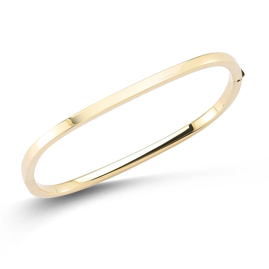 Roberto Coin Designer Gold Square Bangle Bracelet, Yellow Gold