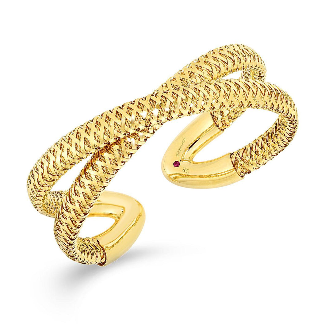 Roberto Coin Primavera Crisscross Cuff Bracelet