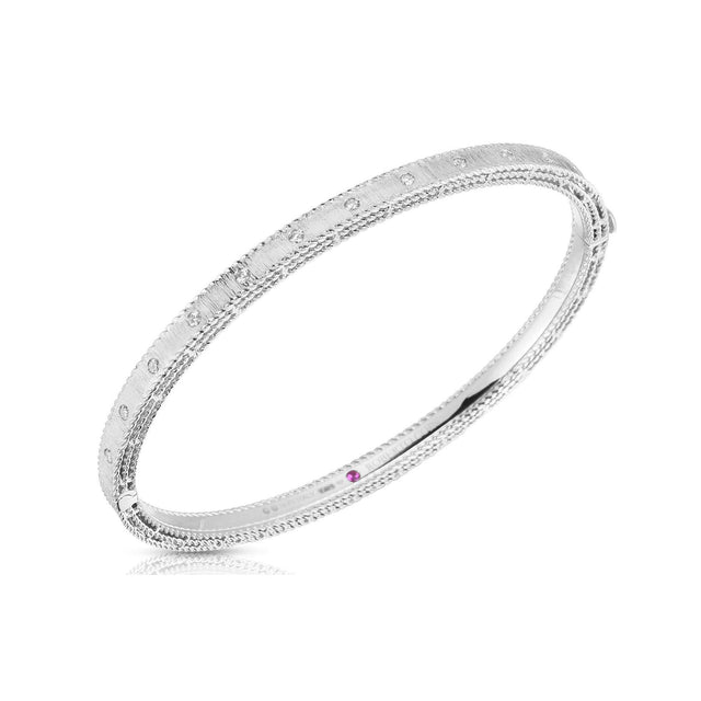 Roberto Coin Symphony Princess Diamond Bangle Bracelet 1/6ctw