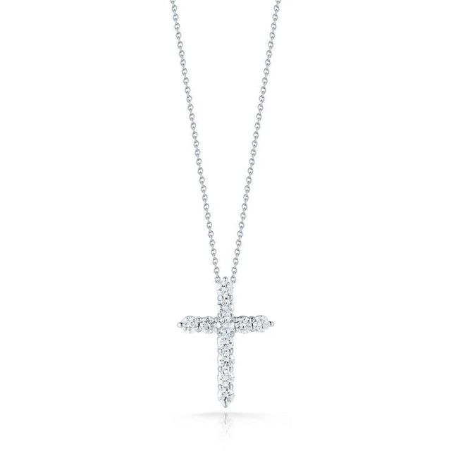 Roberto Coin Tiny Treasures 7/8ctw Diamond White Gold Necklace