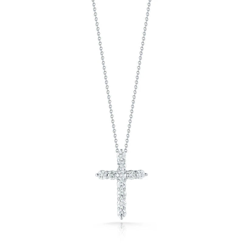 Roberto Coin Tiny Treasures 7/8ctw Diamond White Gold Necklace