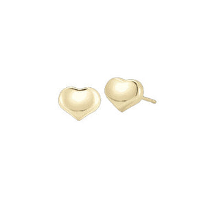 Roberto Coin Tiny Treasures Yellow Gold Heart Stud Earrings
