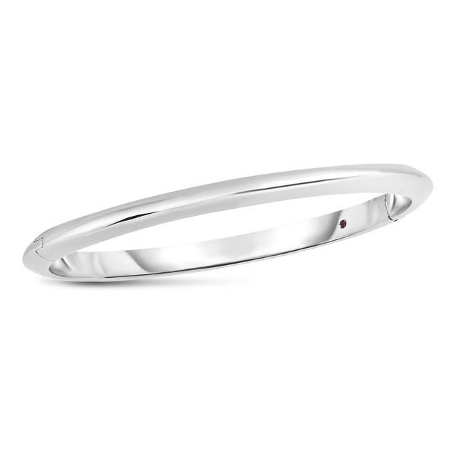 Roberto Coin White Gold Bangle Bracelet