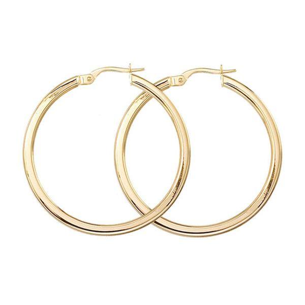 Roberto Coin Yellow Gold Hoop Earrings, 25mm