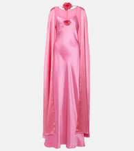 Rodarte Caped silk gown