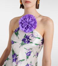 Rodarte Floral-appliqu√É¬© silk gown