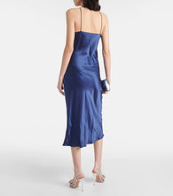 Rodarte Floral-appliqu√É¬© silk midi dress