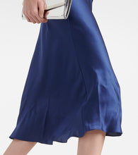 Rodarte Floral-appliqu√É¬© silk midi dress