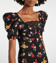 Rodarte Floral silk  de chine gown