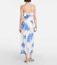 Rodarte Floral silk slip dress
