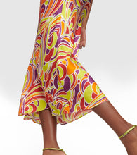Rodarte Printed satin slip dress