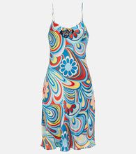 Rodarte Printed satin slip dress. Rodarte 印花缎面吊带裙