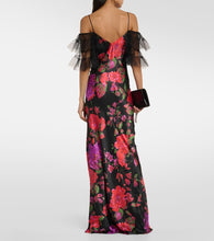 Rodarte Tiered silk tulle gown
