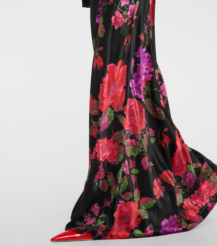 Rodarte Tiered silk tulle gown