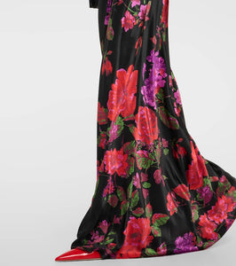 Rodarte Tiered silk tulle gown