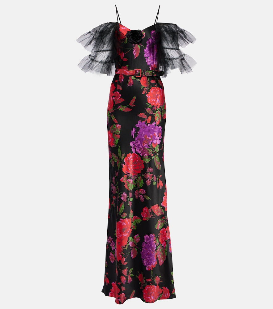 Rodarte Tiered silk tulle gown. Rodarte 多层真丝薄纱礼服