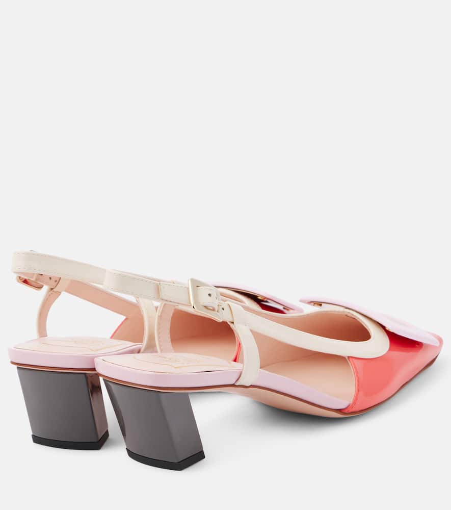 Roger Vivier BV patent leather slingback pumps