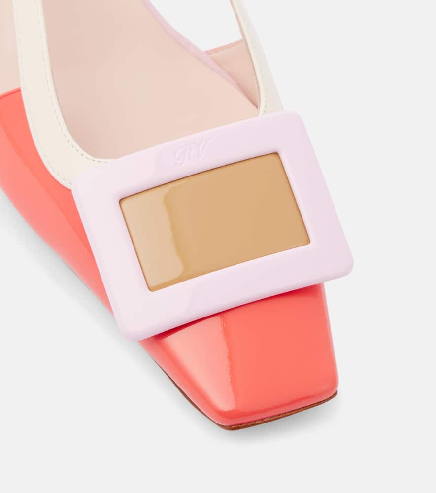 Roger Vivier BV patent leather slingback pumps