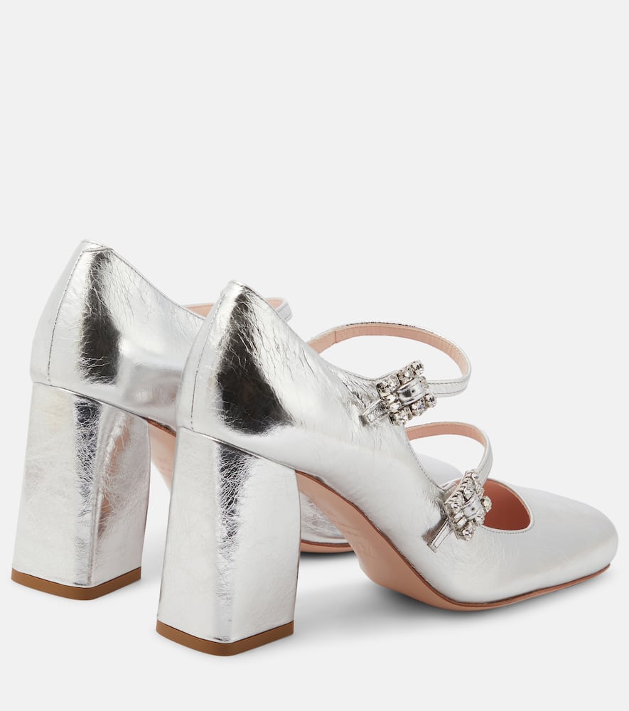 Roger Vivier Babies Mini Tr√É¬®s Vivier leather pumps