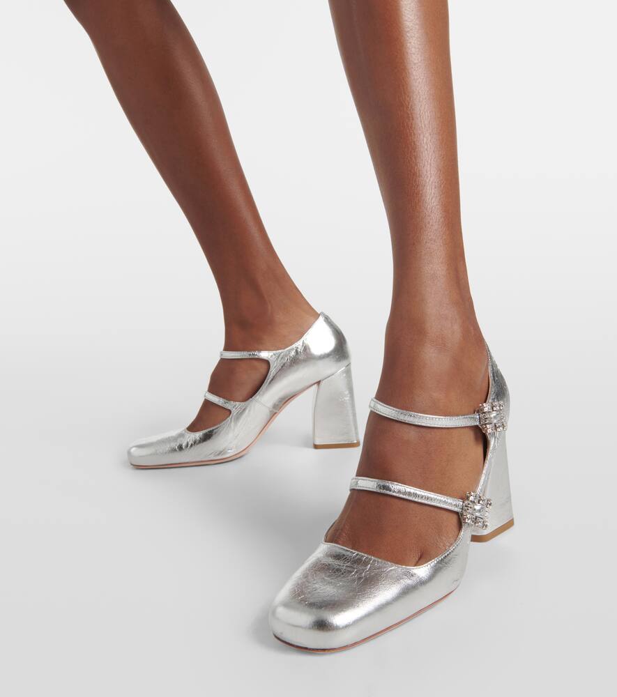 Roger Vivier Babies Mini Tr√É¬®s Vivier leather pumps