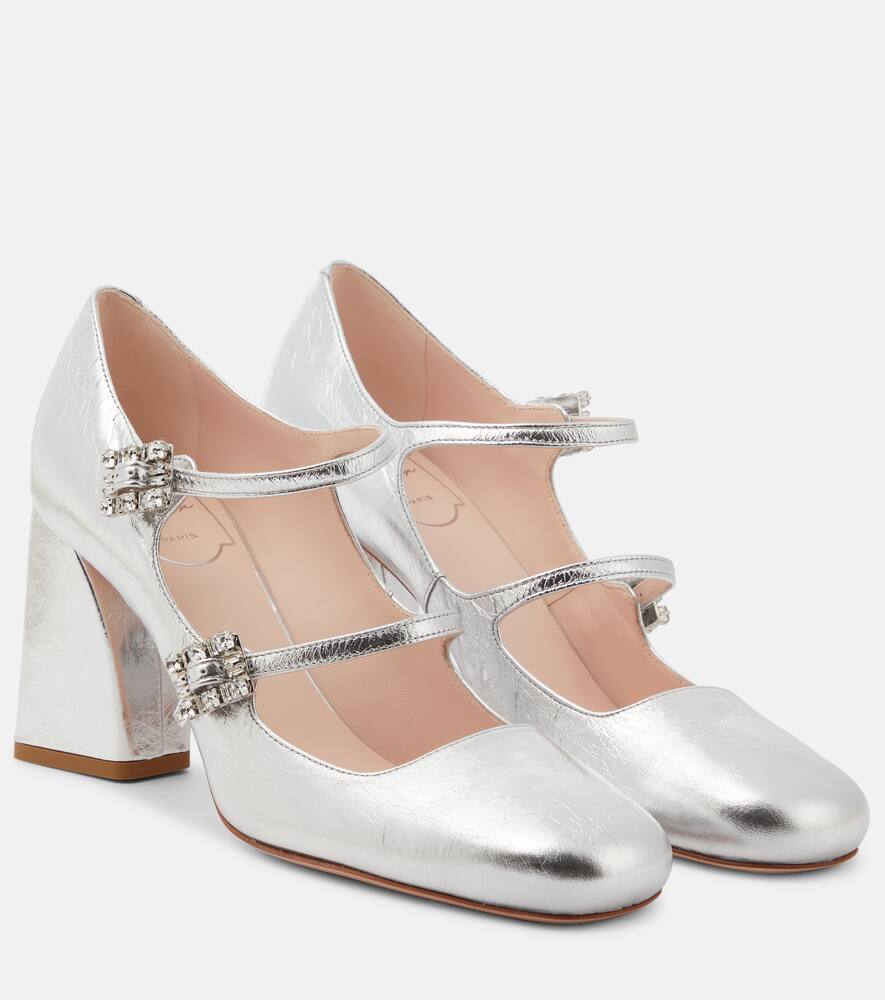 Roger Vivier Babies Mini Tr√É¬®s Vivier leather pumps