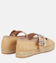 Roger Vivier Babies embellished canvas espadrilles