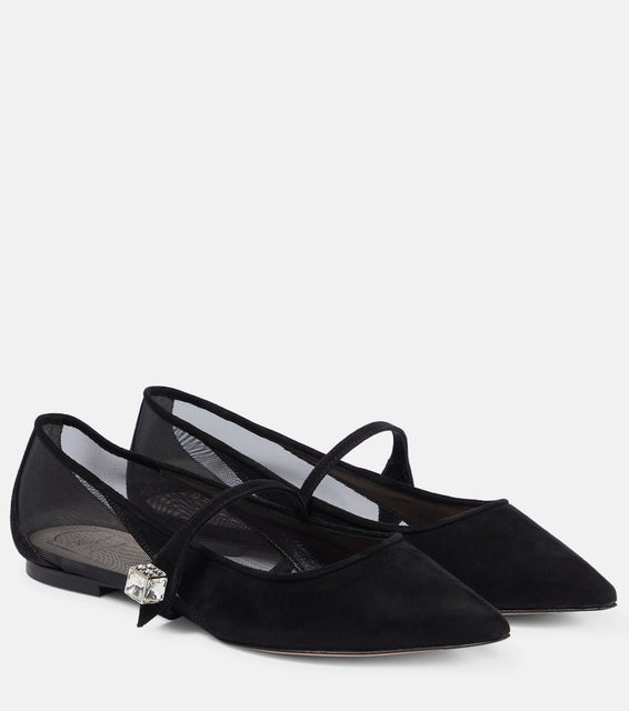 Roger Vivier Babies embellished flats