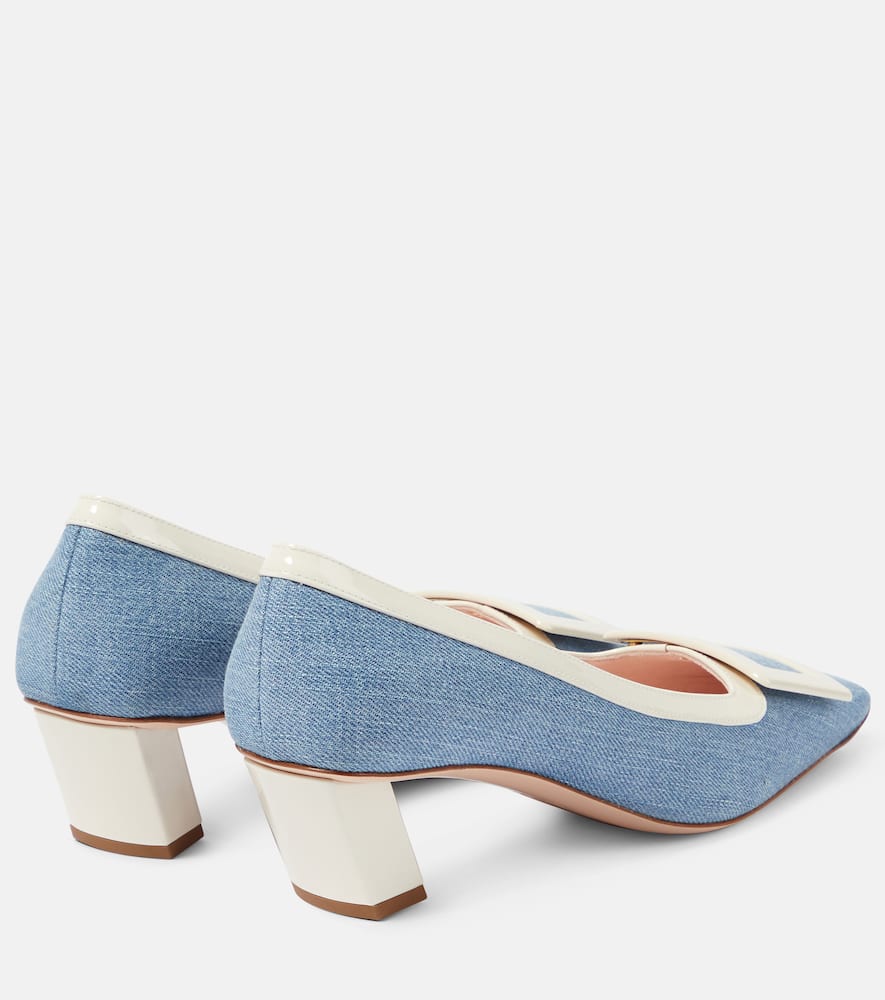 Roger Vivier Belle Vivier 45 canvas pumps