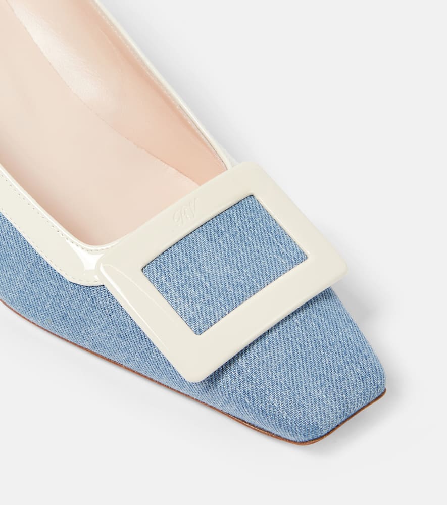 Roger Vivier Belle Vivier 45 canvas pumps
