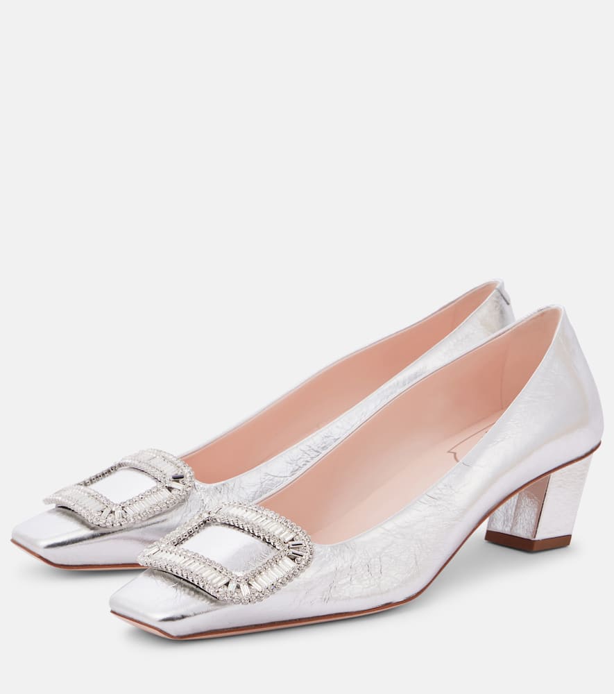 Roger Vivier Belle Vivier 45 embellished pumps