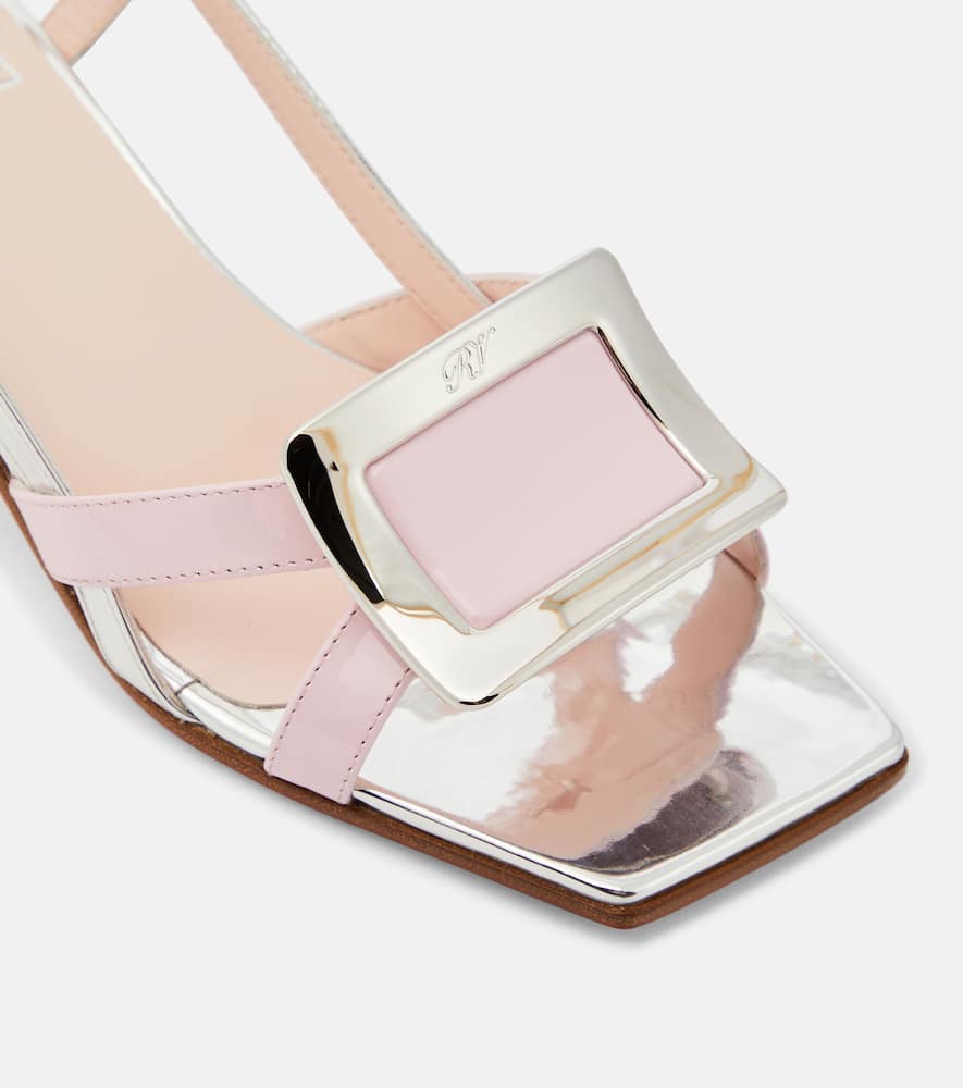Roger Vivier Belle Vivier 45 patent leather sandals
