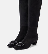 Roger Vivier Belle Vivier 45 suede over-the-knee boots
