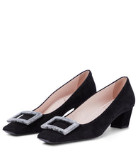 Roger Vivier Belle Vivier 45 suede pumps