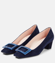 Roger Vivier Belle Vivier 45 suede pumps